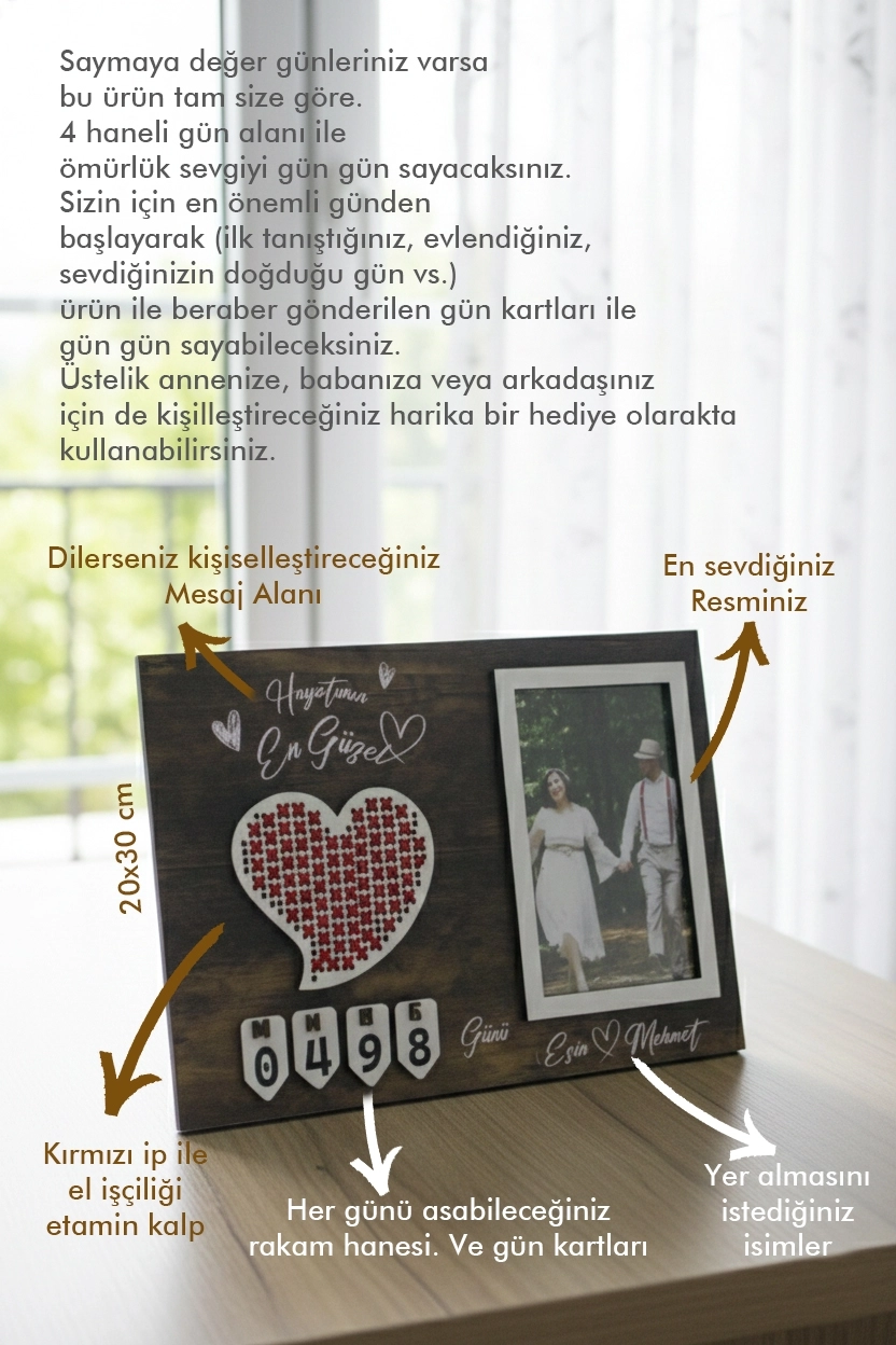 Hayatımın En Güzel Günü Resimli Çerçeve