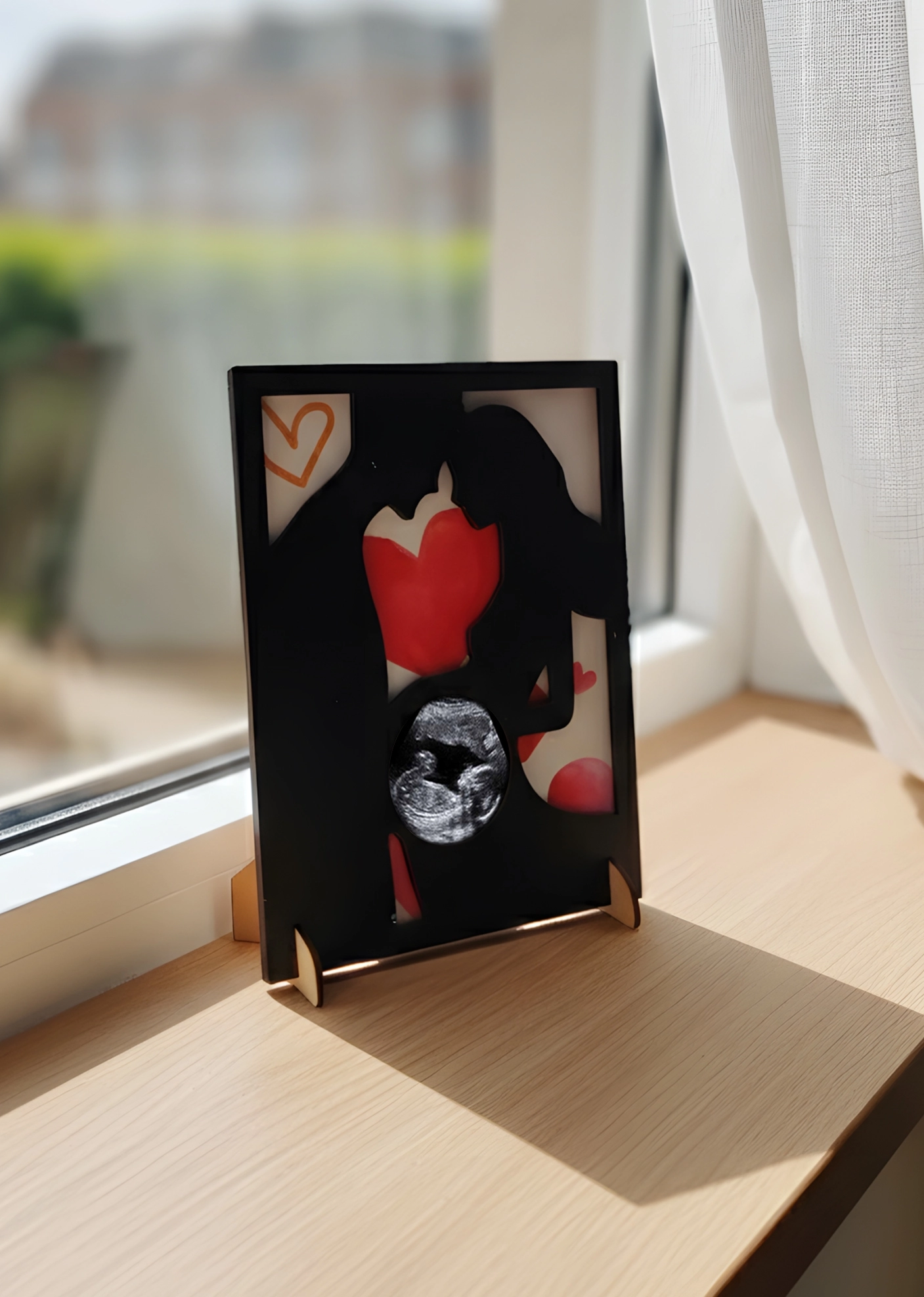 Romantik Sevgililer Ultrason Çerçevesi 3