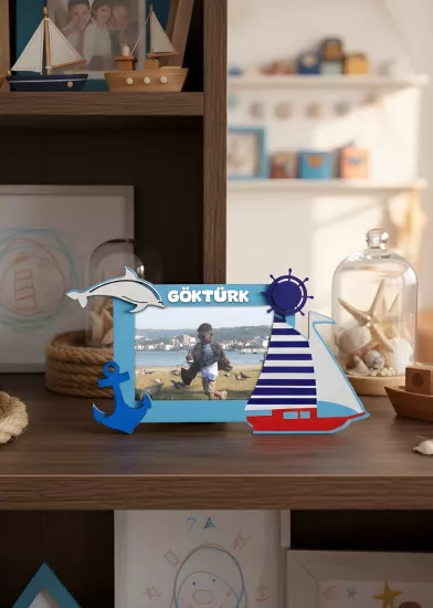 Denizci Temalı Çocuk Çerçevesi
