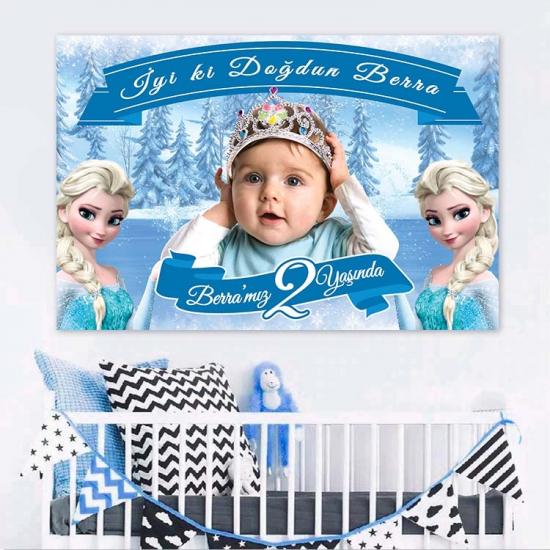 Frozen Temalı Doğum Günü Posteri-2