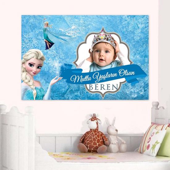 Frozen Temalı Doğum Günü Posteri