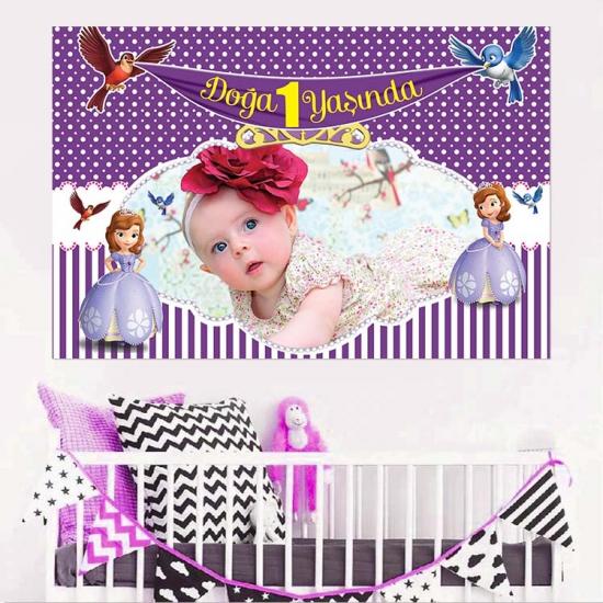 Prenses Sofia Temalı Doğum Günü Afişi